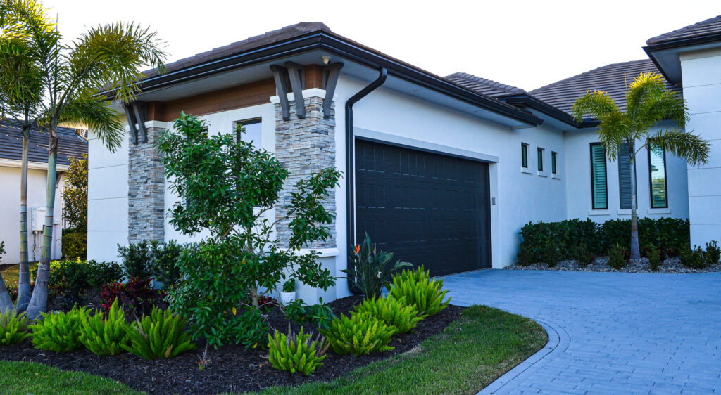 Sarasota 7-inch seamless gutters designed for heavy rain protection