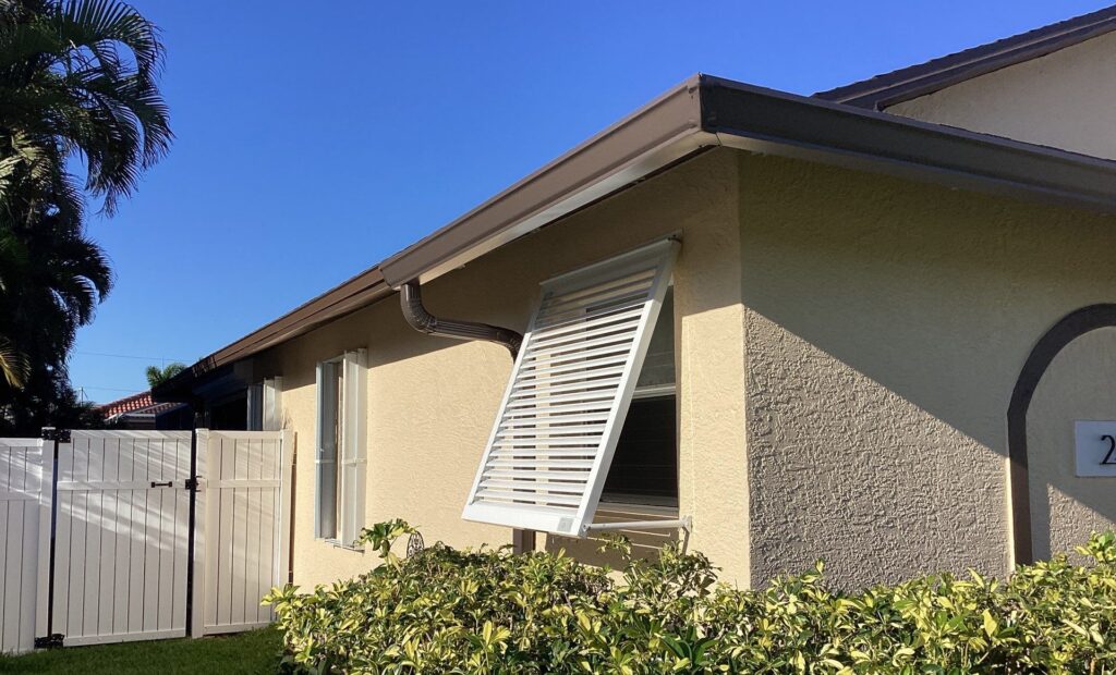 large 7-inch Seamless gutters for heavy rainfall in Panama City, FL