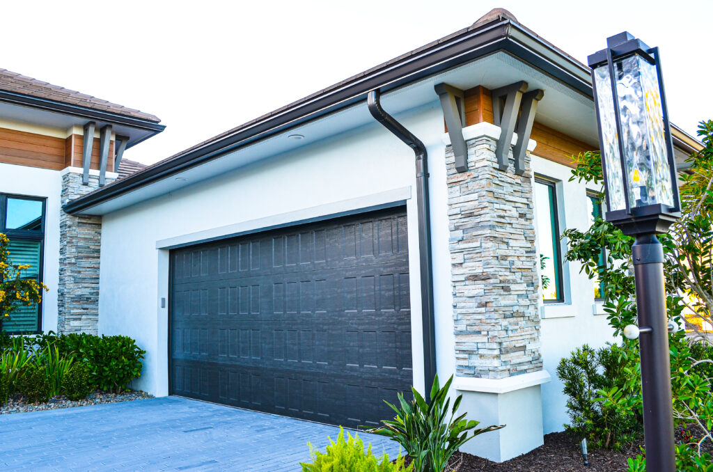 oversized 7-inch rain gutters for maximum protection from water damage for Cape Coral homes and businesses