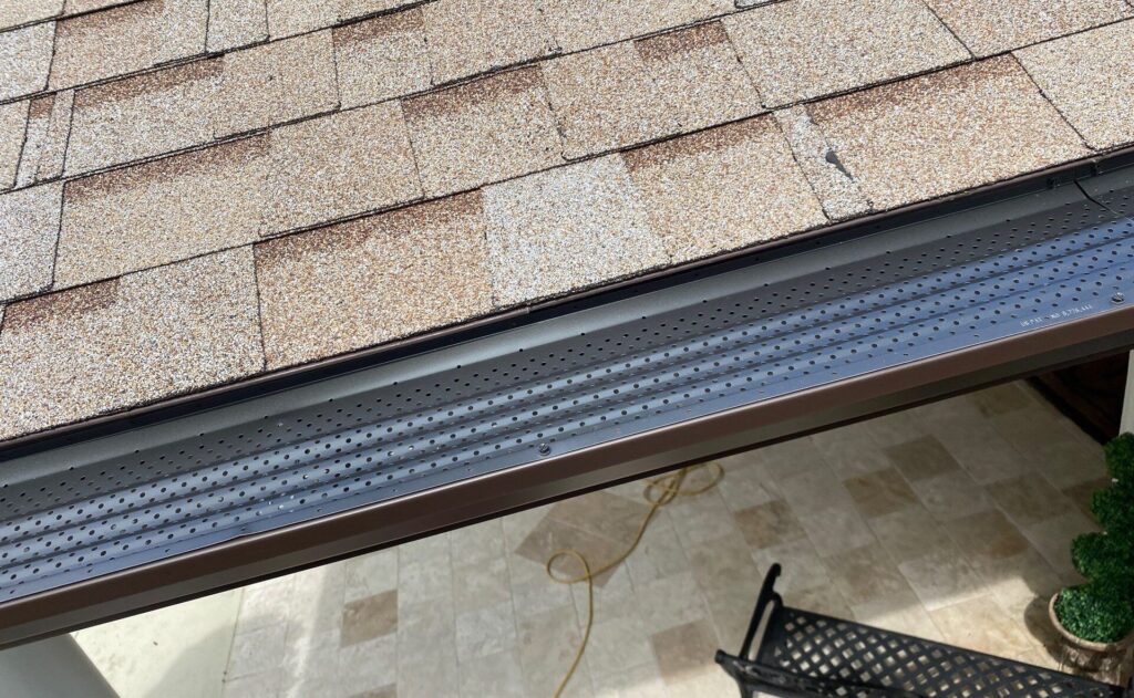 Leaf protection for gutters in Sarasota installed by professionals