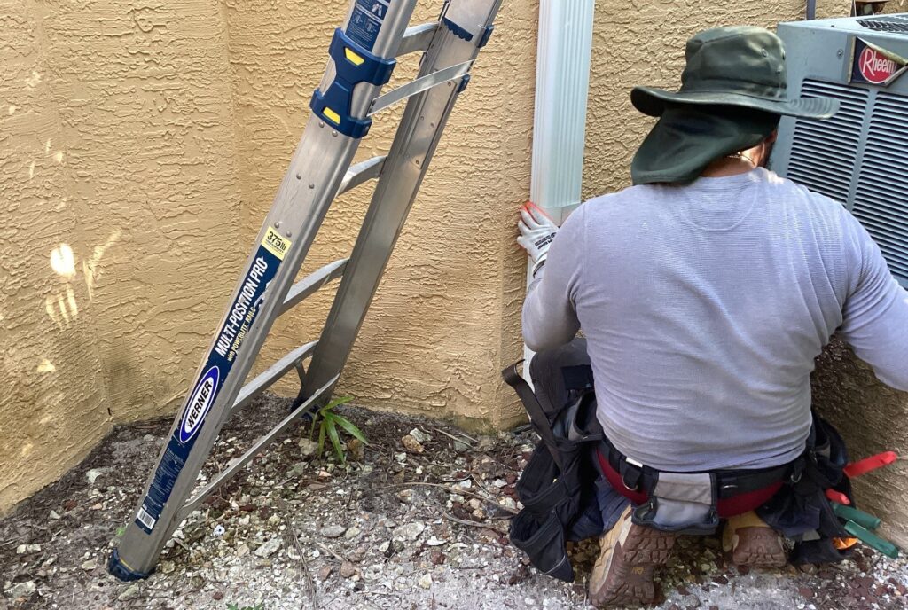 Local Tampa gutter services from experienced professionals