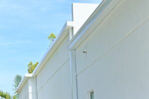 Custom-fabricated box gutters installed in Tampa