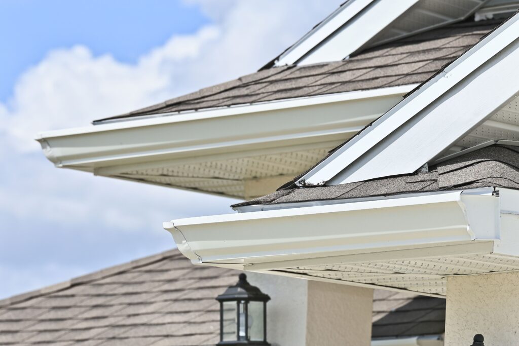 Durable seamless 6-inch gutters professionally installed in Florida
