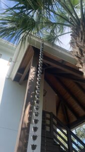 At Gutter Professor, we specialize in professional rain chain installation, adding visual appeal, improving water flow, and enhancing the curb appeal of homes across Tampa, FL.