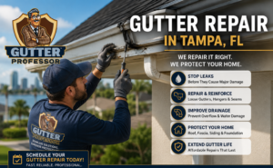 Need gutter repair in Tampa, FL? Learn how professional gutter repairs help prevent roof leaks, foundation damage, and overflow problems. Free estimates available.